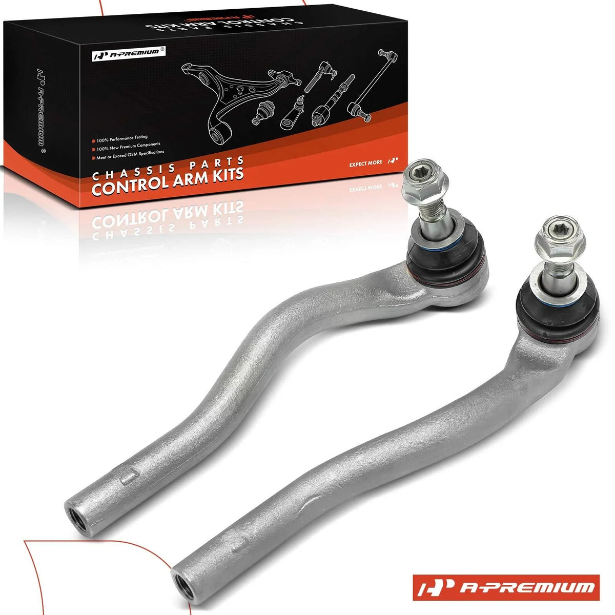 2X Front Outer Tie Rod End for Mercedes-Benz R320 R350 R500 R63 AMG (2006–2013)