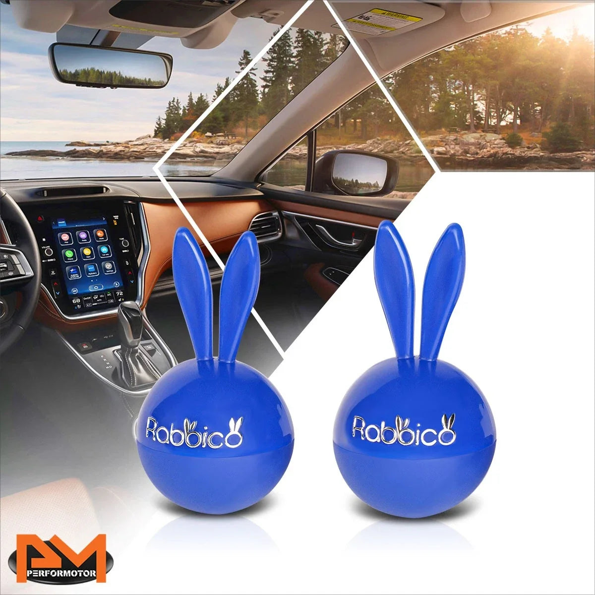 Rabbit Ear Vent Clip-On Air Freshener for Universal Use (Car/Room)