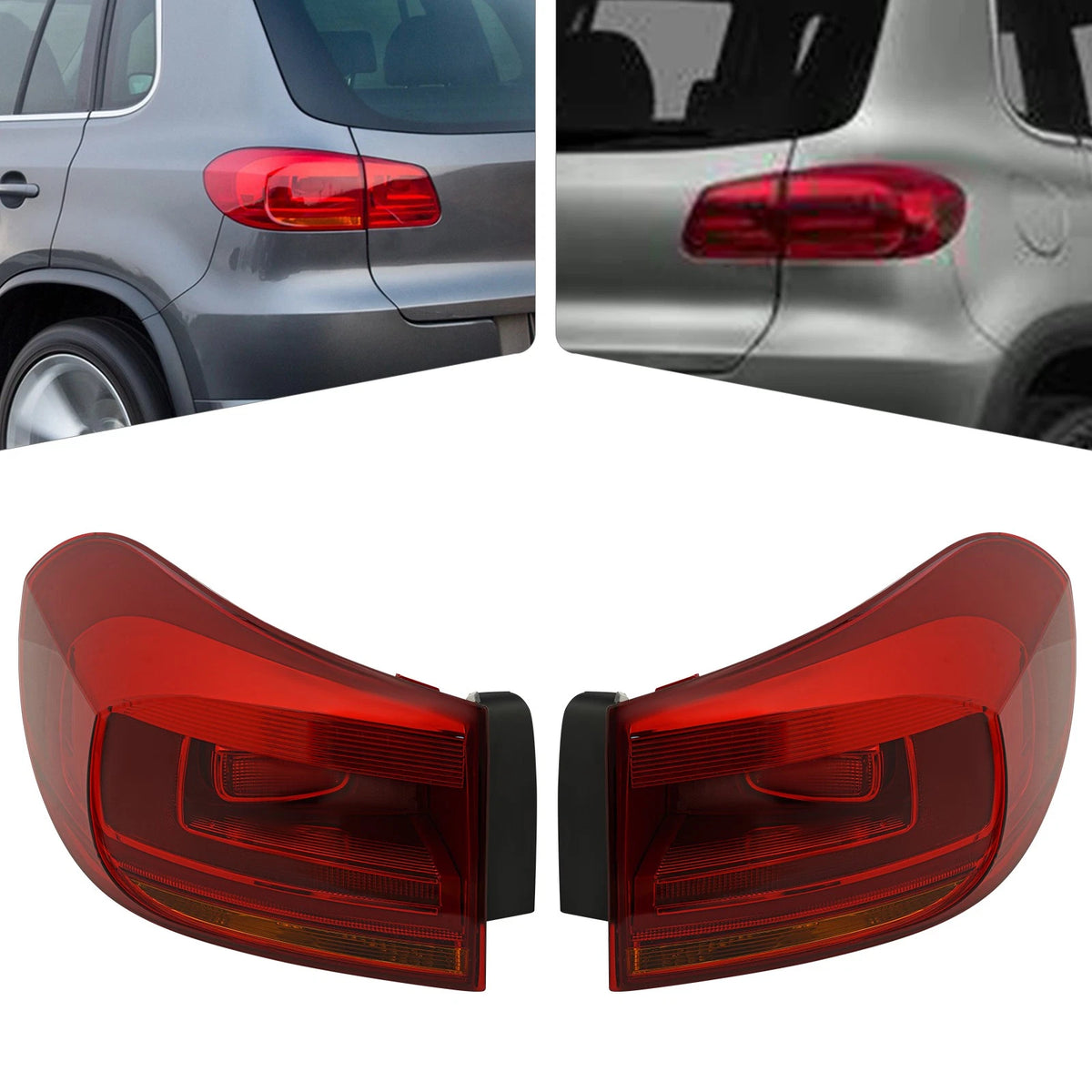 Halogen Tail Light Set for VW Volkswagen Tiguan (2012–2017) 5N0945096R, 5N0945095R