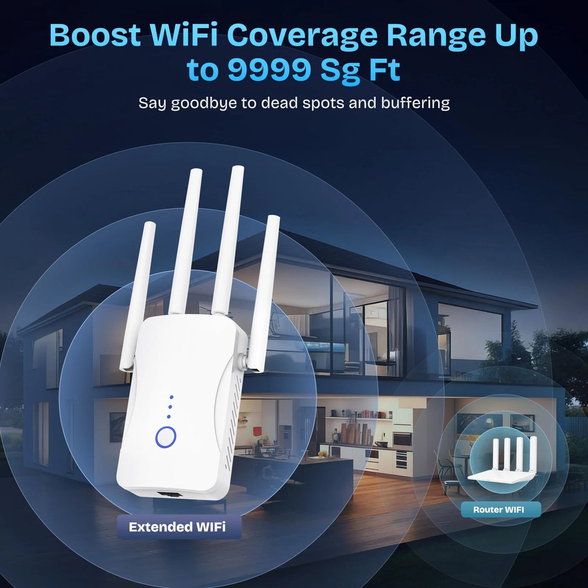 WiFi Extender Signal Booster for White (2026)