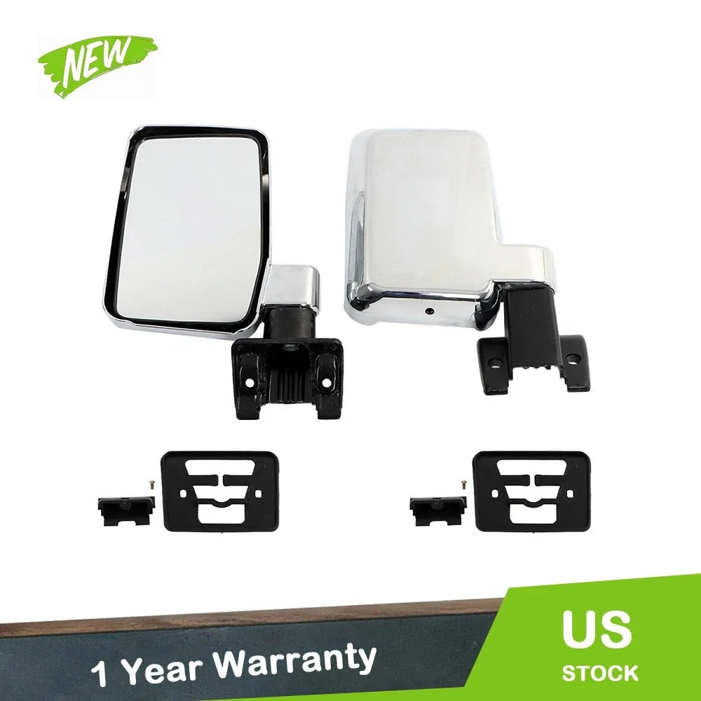 Set of 2 Large Side Mirrors for Land Cruiser 60 Series (1980–1990)