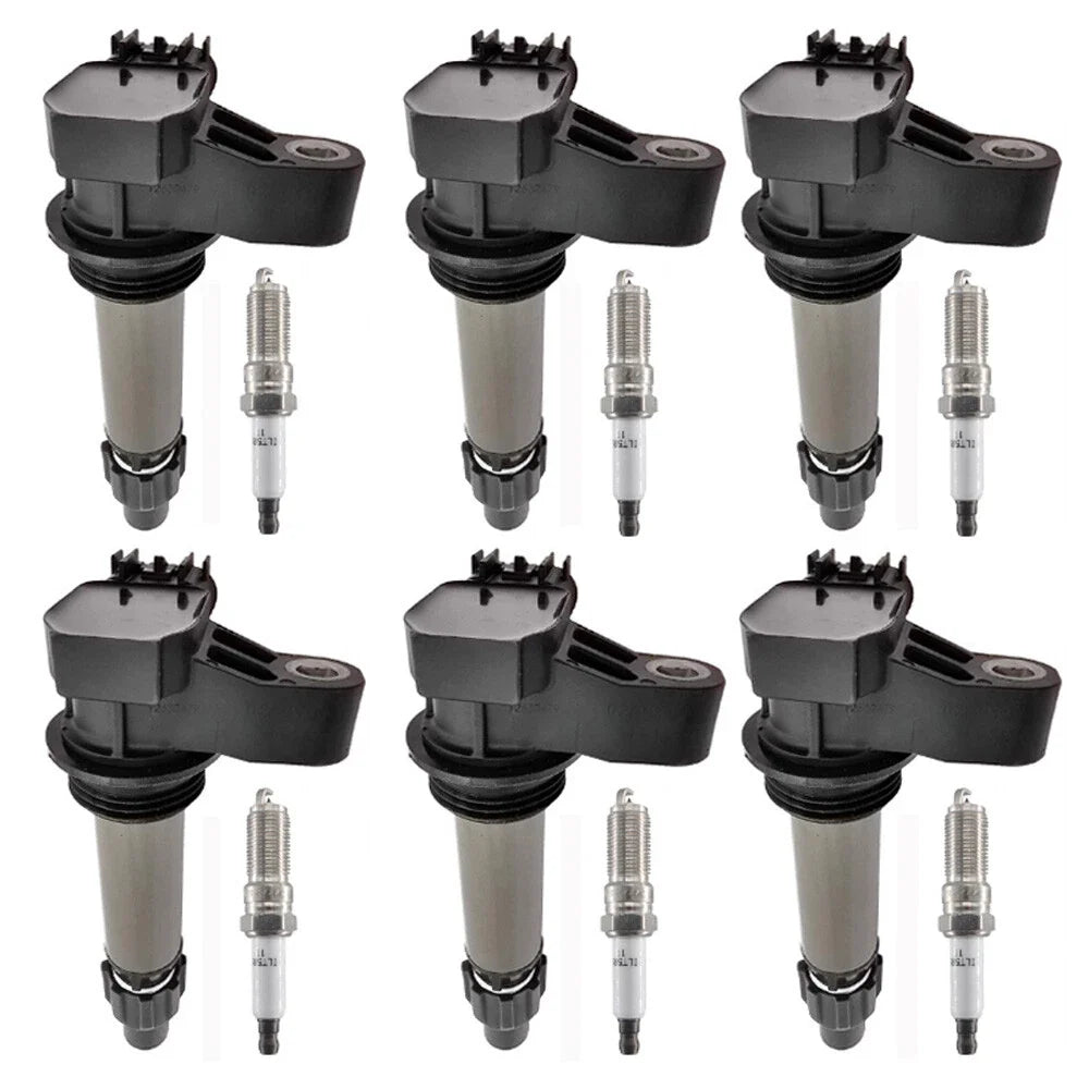 6X Ignition Coil + 6X Spark Plug for Cadillac SRX (2007–2016) UF569