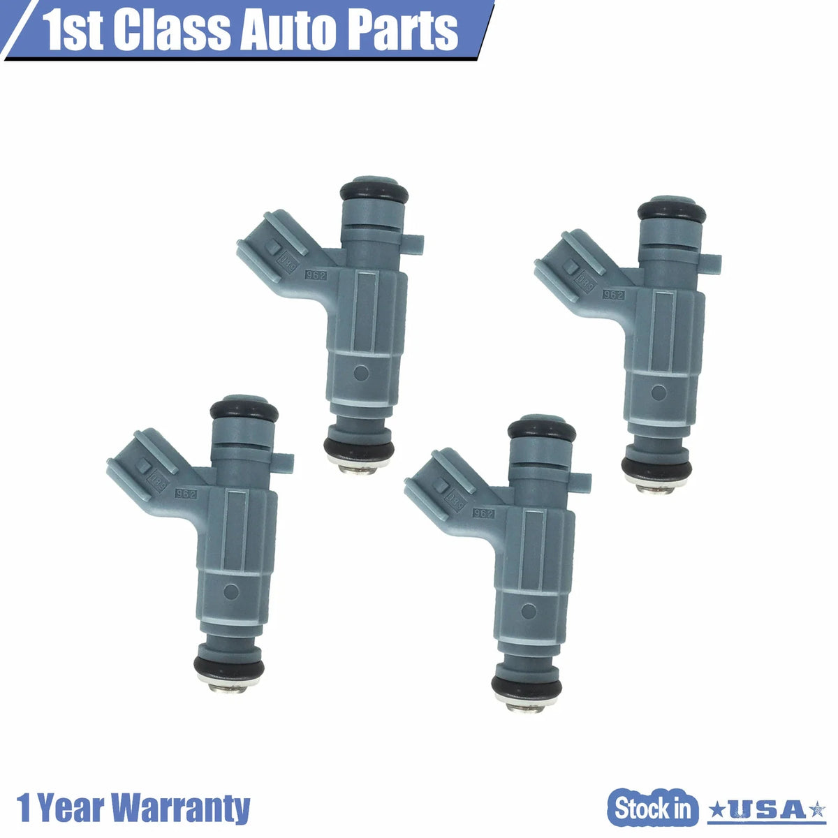 Set of 4 Fuel Injectors for Chrysler PT Cruiser, Caravan, Neon, Voyager (2001–2010)