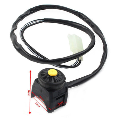 Moto Yellow Button Kill Switch for Dirt Bike ATV Buggy (Universal)