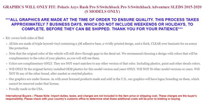 Sled Graphics for Polaris Axys/RushProS/Switchback ProS/Adventurer (2015–2020)