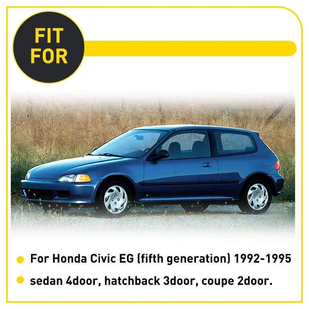 Hood Rubber Seal Weatherstrip for Honda Civic EG EH (1992–1995)