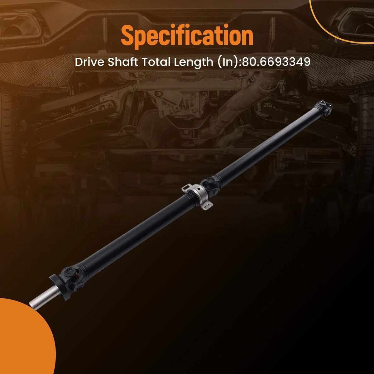 Driveshaft Assembly for Toyota Tacoma Pre Runner L4 2.7L (2005–2010)