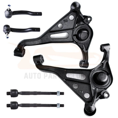 Set of 6 Front Lower Control Arms & Tie Rods for Isuzu XL-7 (1999–2005)