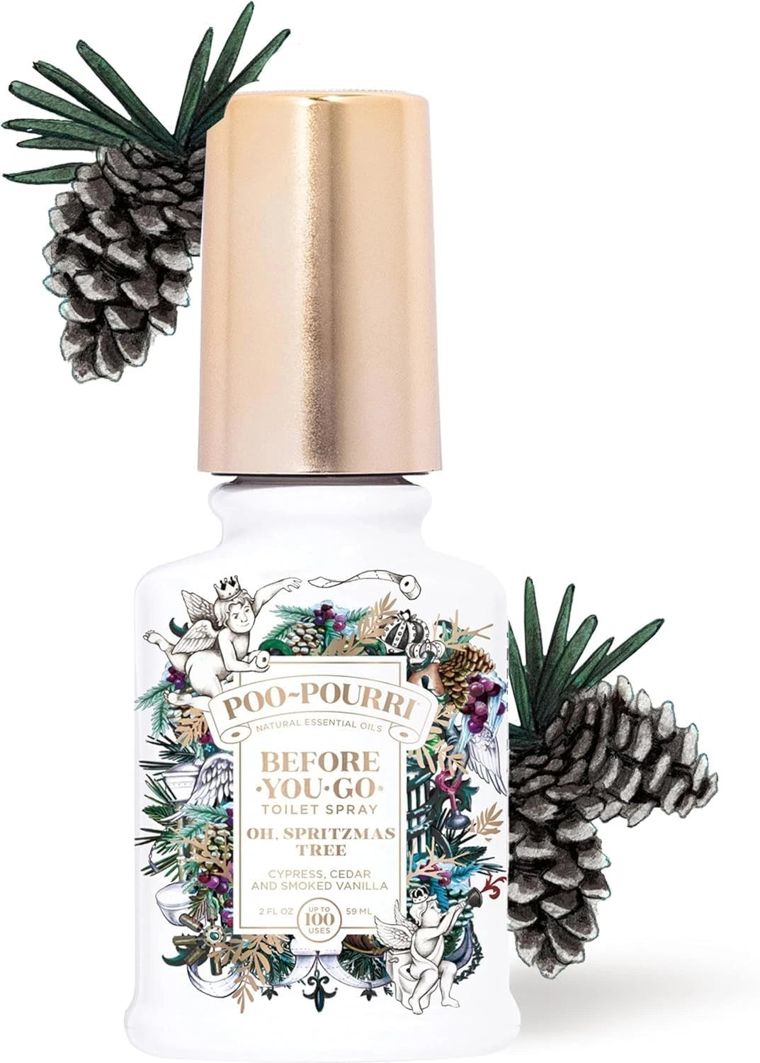 Set of 3 Poo-Pourri Before-You-Go Toilet Spray, Spring 2 Fl Oz