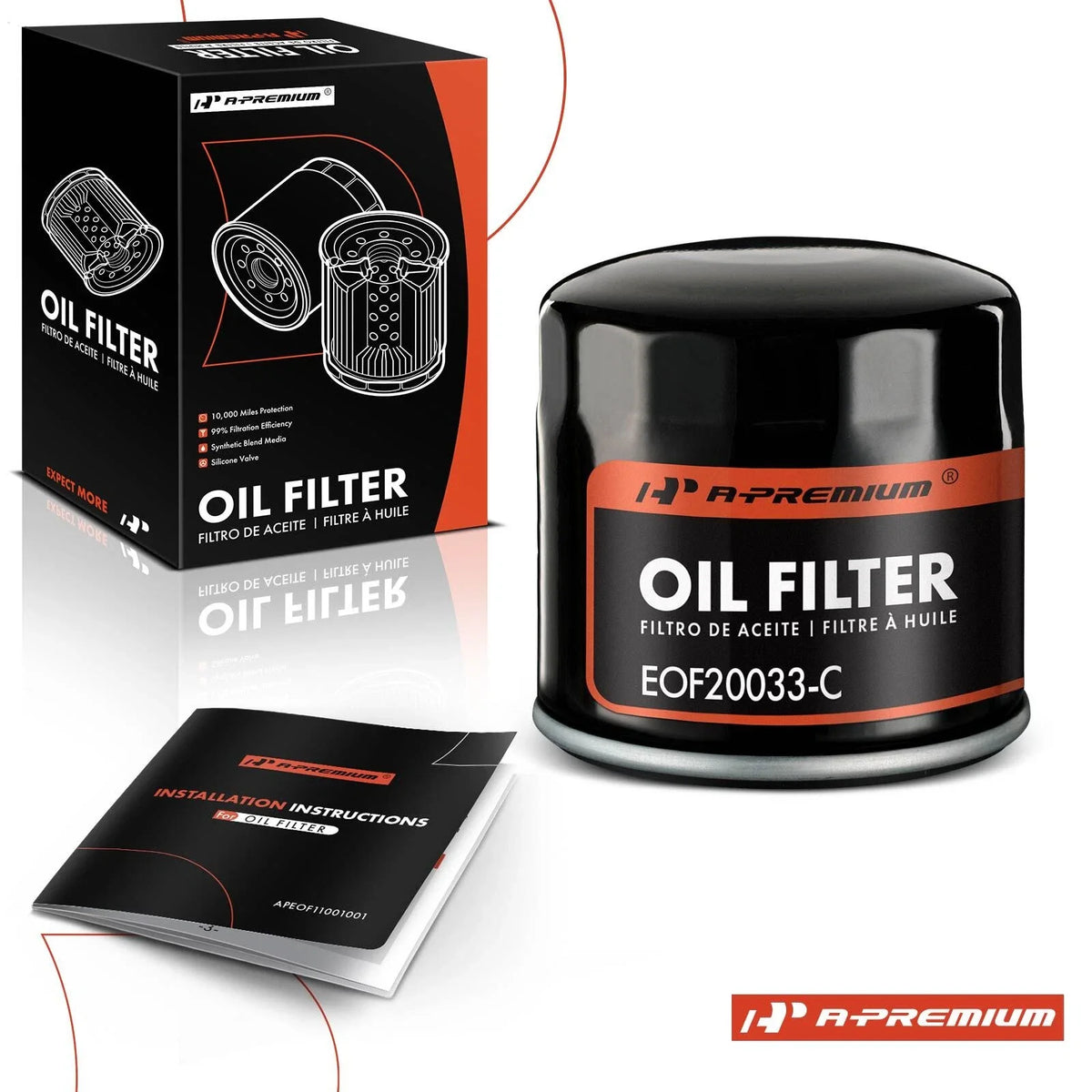 Engine Oil Filter for Silverado 4500 HD, Ram 1500, 2500 (2011–2023)