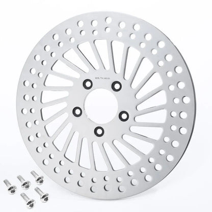 Front Right Brake Rotor & Bolts Kit for Harley Touring Road Glide (2000–2017)