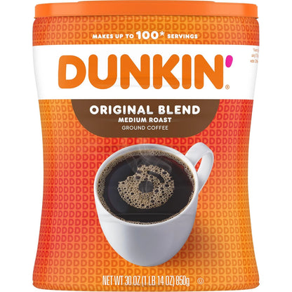 Dunkin' Original Blend Medium Roast Ground Coffee 30 Ounce