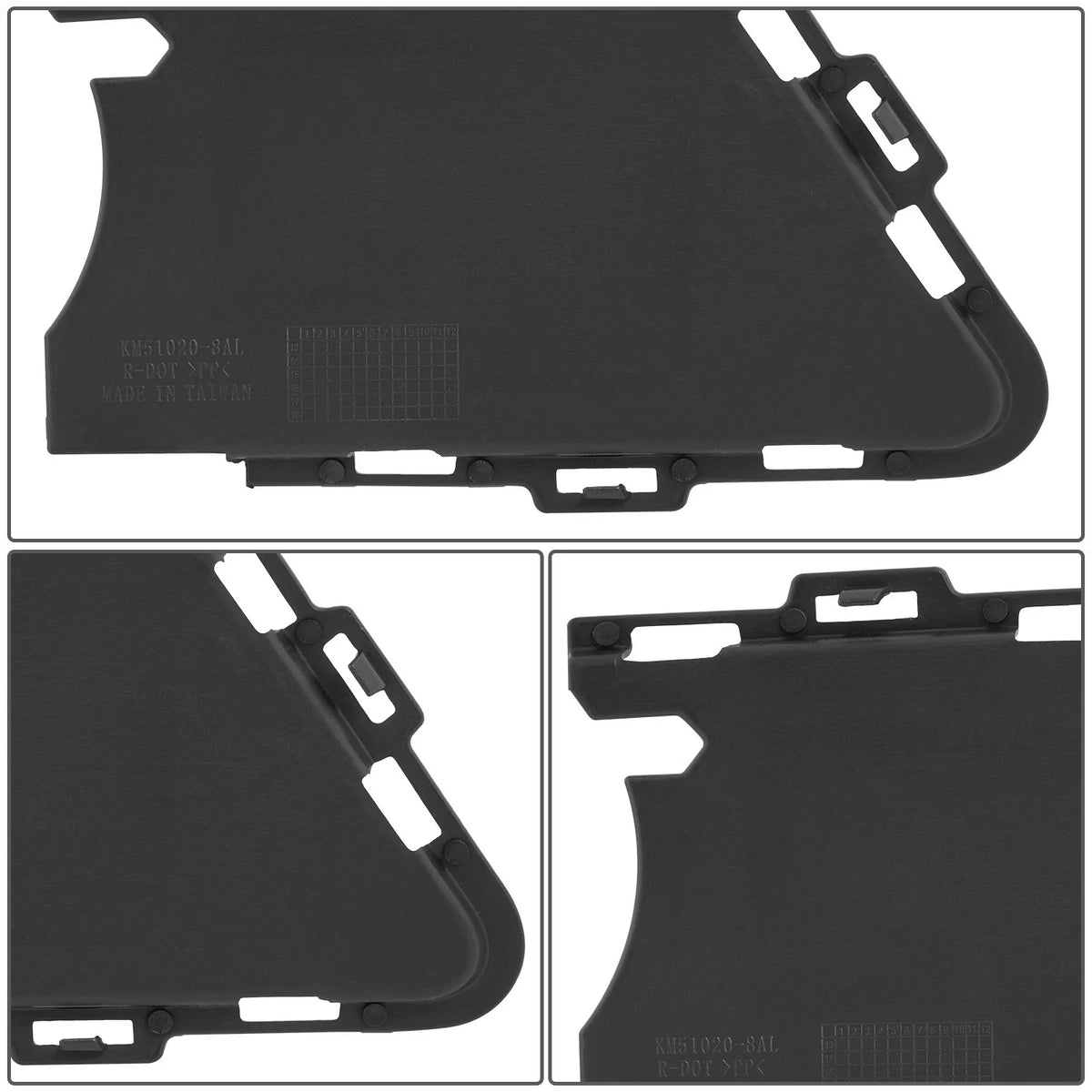Fog Light Cover for BMW 320i 328d 328i 335i (2013–2015) - Left Side, Black