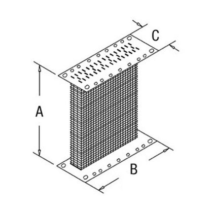 Radiator Core for John Deere Tractor 630 620 60