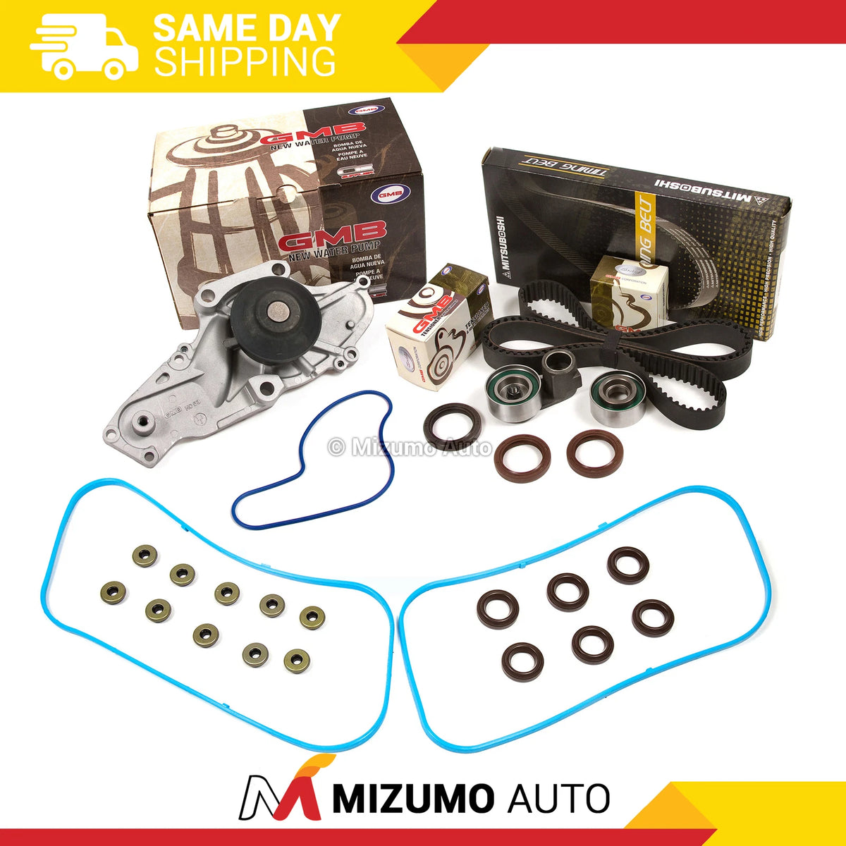 Timing Belt Kit with Water Pump Gasket for Honda Acura J35A J37A (2003–2008)