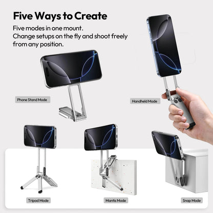 Magnetic Phone Tripod for iPhone (2010–2023)