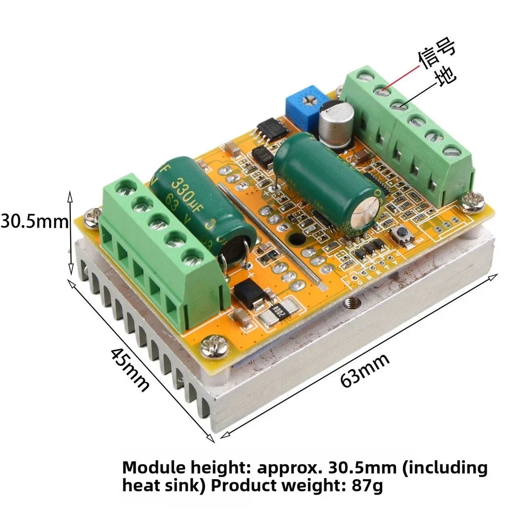 Brushless DC Motor Driver Board for PWM Analog Hall Throttle (Compatible)