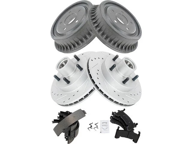 Brake Pad Rotor Shoe Drum Kit for Isuzu Hombre (1996–2000) 28421RMQG