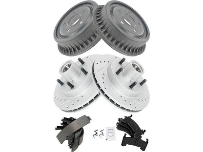 Brake Pad Rotor Shoe Drum Kit for Isuzu Hombre (1996–2000) 28421RMQG