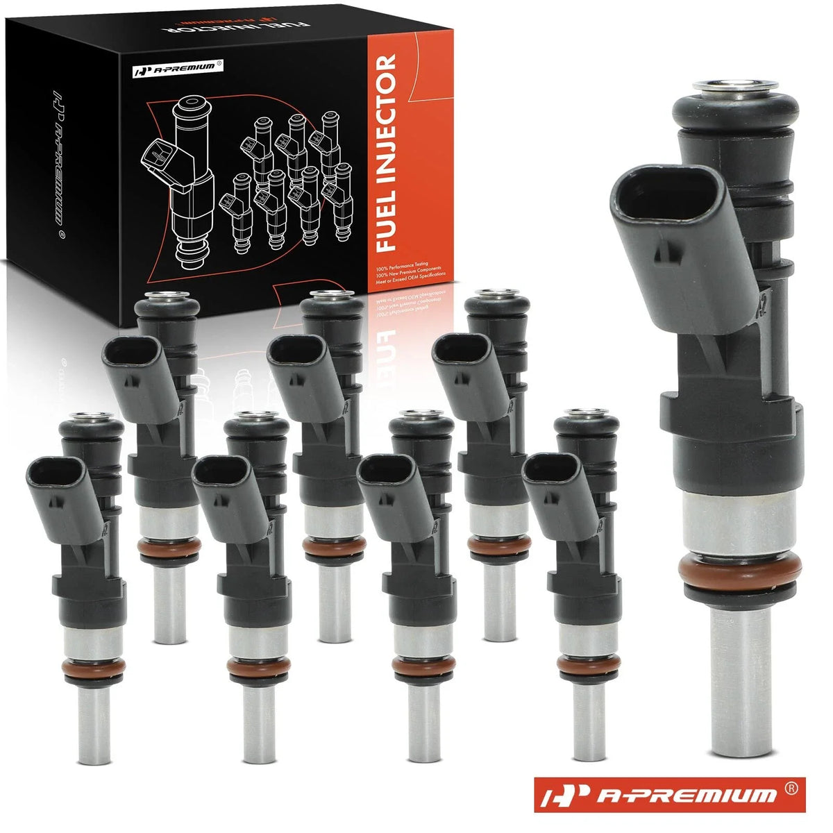 8X Fuel Injector for Mercedes-Benz C63 AMG (2008–2015) E63 AMG (2007–2011) ML63 AMG
