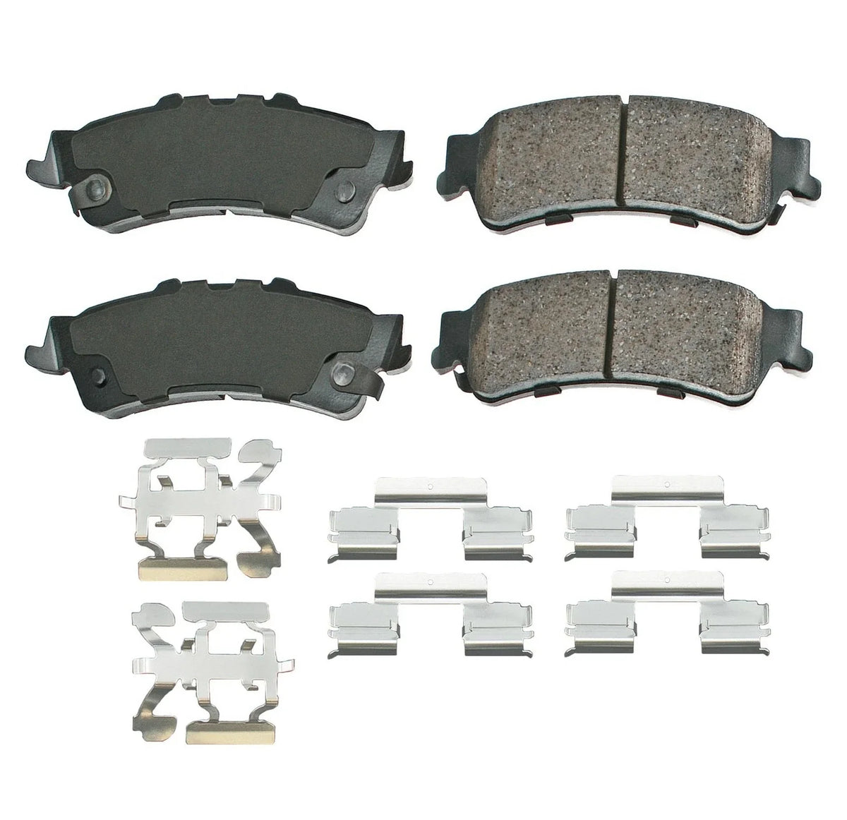 Rear Brake Kit 330mm Disc Rotors & Akebono ProACT Pads for Chevrolet GMC