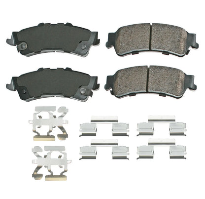 Rear Brake Kit 330mm Disc Rotors & Akebono ProACT Pads for Chevrolet GMC