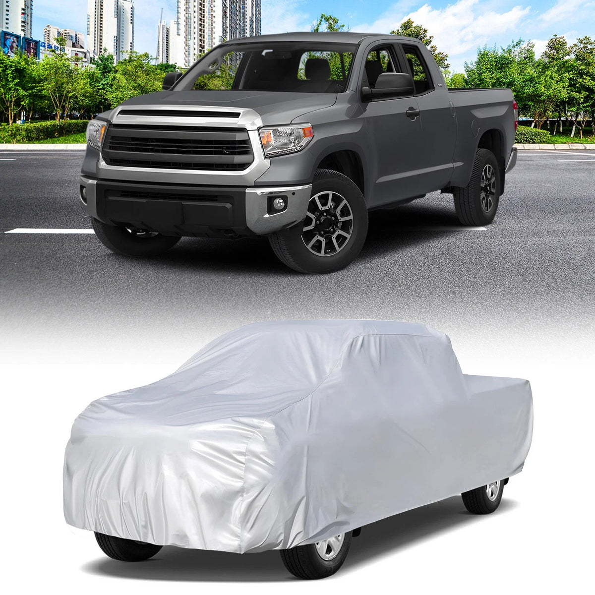 Full Pickup Truck Cover for Chevrolet Silverado (UV, RainProtect)