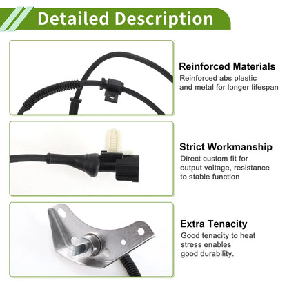 ABS Wheel Speed Sensor for Ford E250 (1997–2002) No.F5UZ2C204A/F6UZ2C204AA