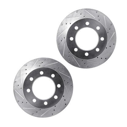 Drilled and Slotted Rotors for Dodge Ram 2500/Ram 3500 (2003–2008) ALX-PAU-DF-7002-40061-CLA1