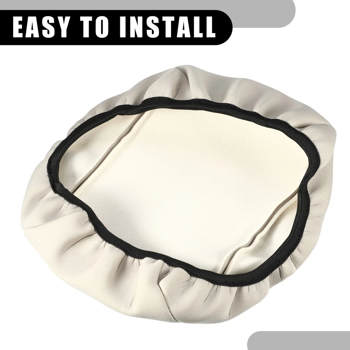 Center Console Seat Armrest Cover for Ford Fusion (2013–2019) Neoprene Beige