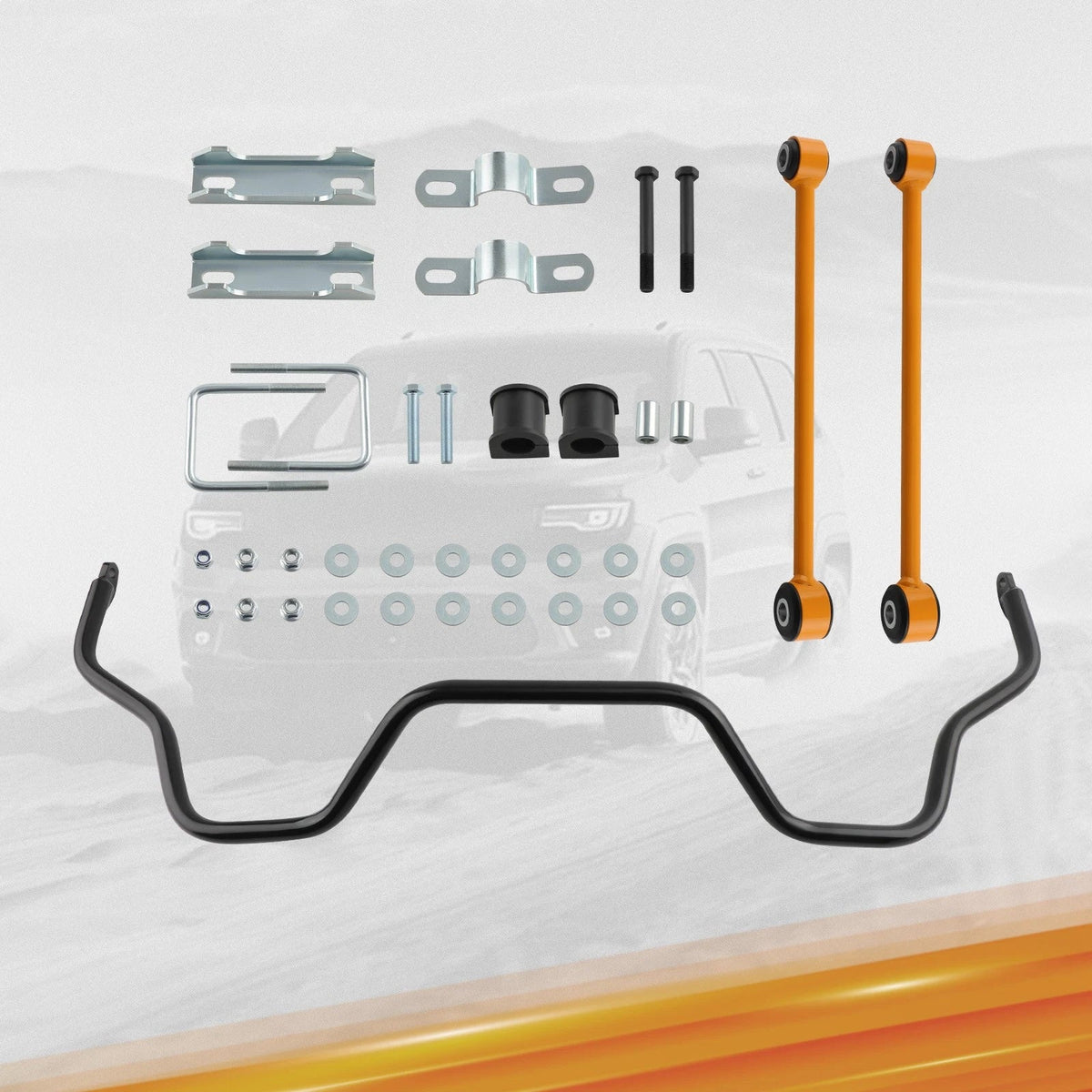 Rear Sway Bar Suspension Kit with Bushing for Toyota Tundra (2007–2021)