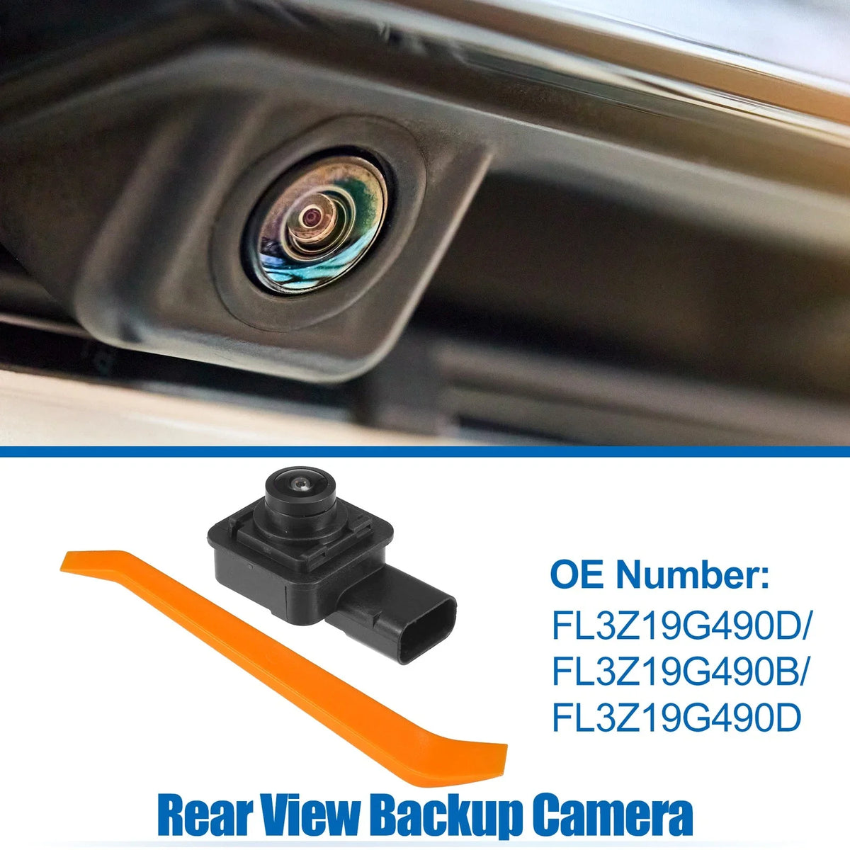 Set of 1 Rear View Backup Reverse Camera for Ford F-150 (2015–2017) No.FL3Z19G490D