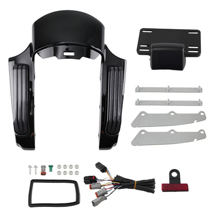 Rear Fascia for Harley Touring (2014–2023) Fender LED Smoke Light ABS