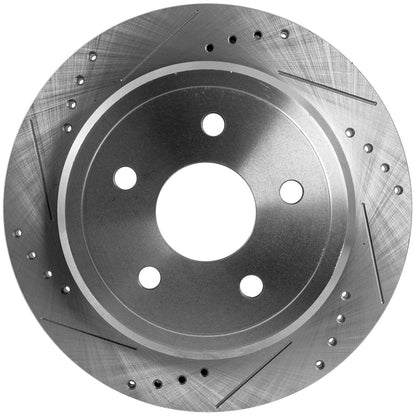 Rear Brake Disc Rotors and Pads Kit for Jeep Grand Cherokee (2006–2010)