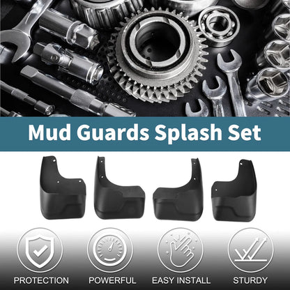 Set of 4 Mud Flaps Splash Guards for Toyota Innova AN140 (2016–2021)