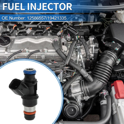 Fuel Injector No. 12586557 for Chevrolet Malibu (2004–2006) 1 Pc Black