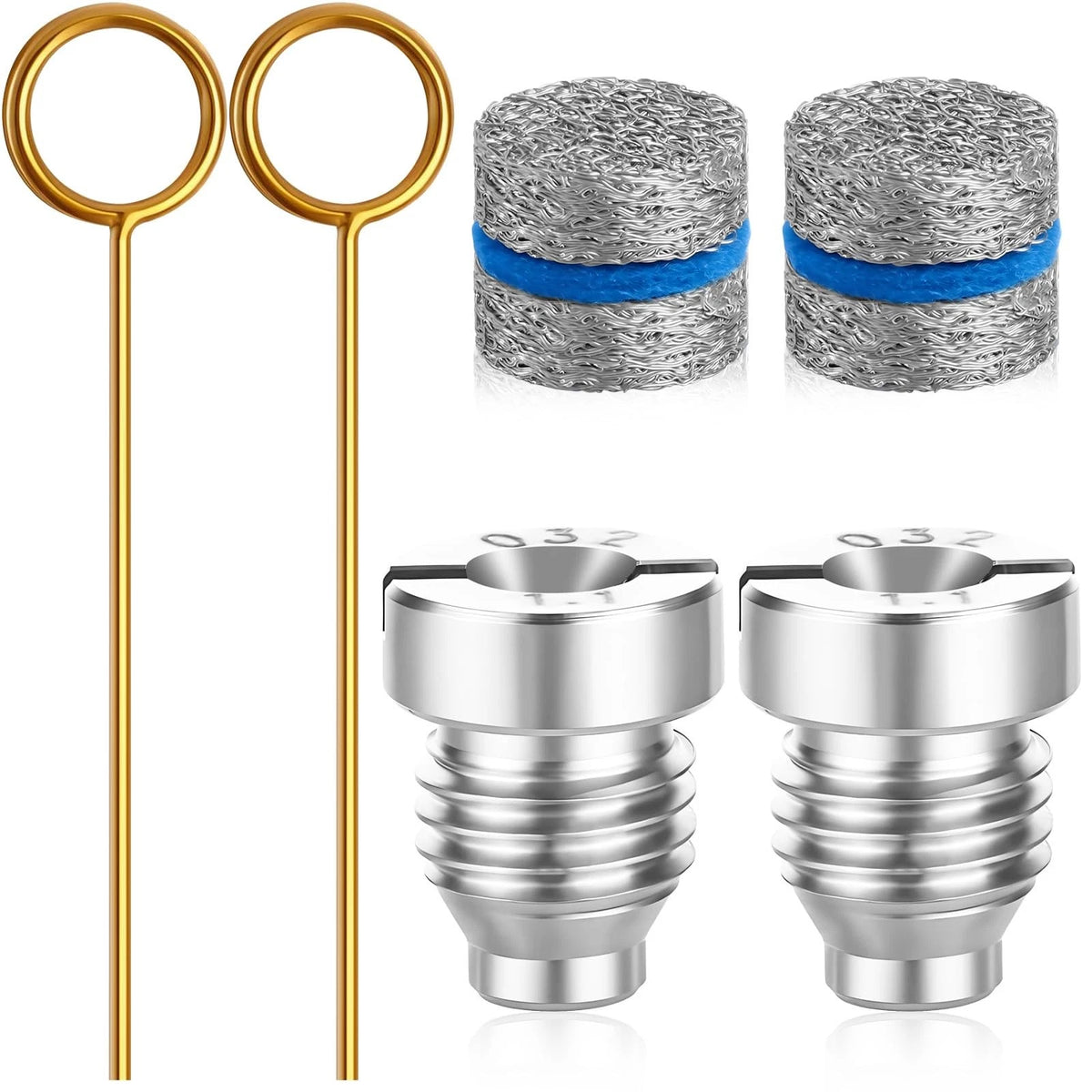 6 Pcs Foam Cannon Orifice Nozzle & Mesh Filter Kit for Automotive
