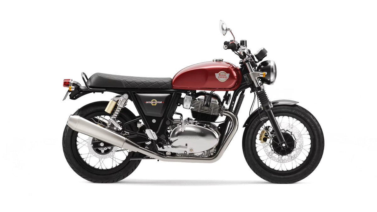 Canyon Red Fuel Gas Tank for Royal Enfield Interceptor 650 (2018–2023)