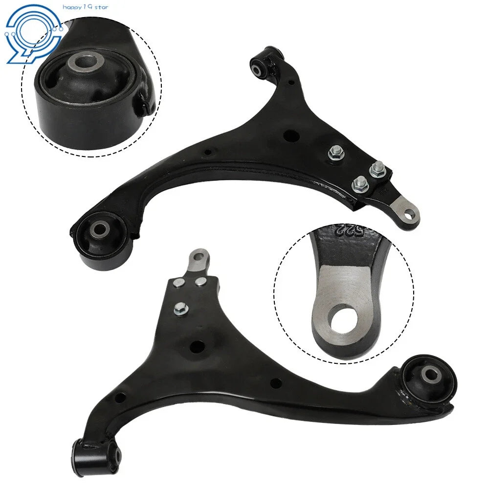 Set of 8 Front Lower Control Arms, Tie Rods, Sway Bars for Hyundai Elantra (2007–2012)