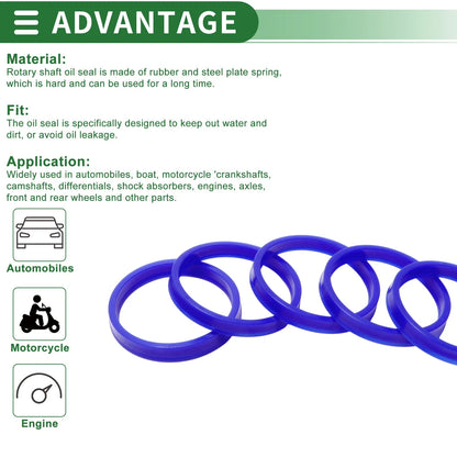 Set of 5 Oil Seal Rotary Shaft Seal 80x90x12mm High Pressure