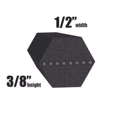 1/2" x 74.4" Aramid Double AA Angle Mower Belts for Murray (Fits B1SB675)