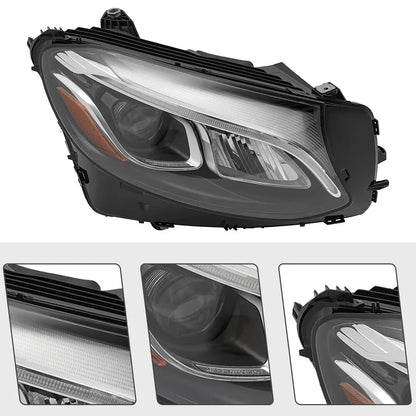 Full LED Headlight Set for Mercedes Benz GLC X253 (2016–2019) Left+Right Pair