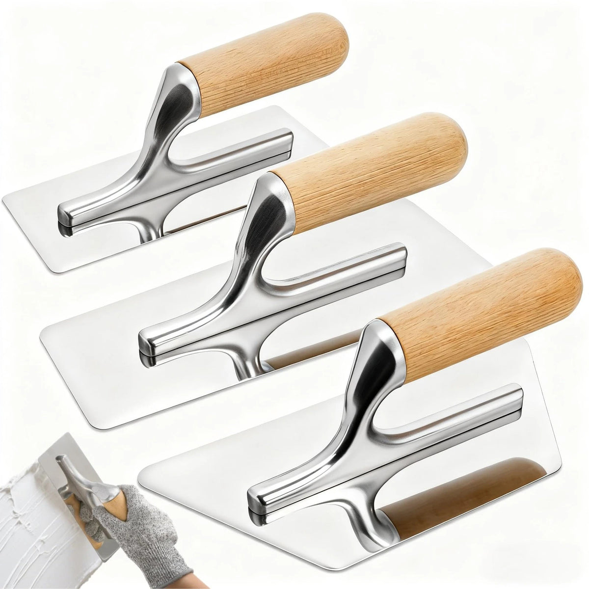 3 Pack Venetian Plaster Tools for