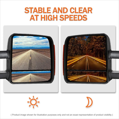 Extendable Power Heated Towing Mirror with LED Signal for Tundra (2007–2016)