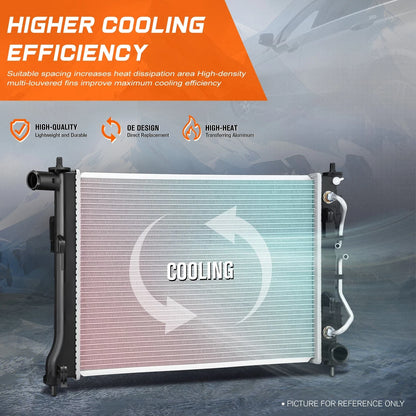 Full Aluminum Core Radiator for Hyundai Venue (2020–2026) DPI-13890