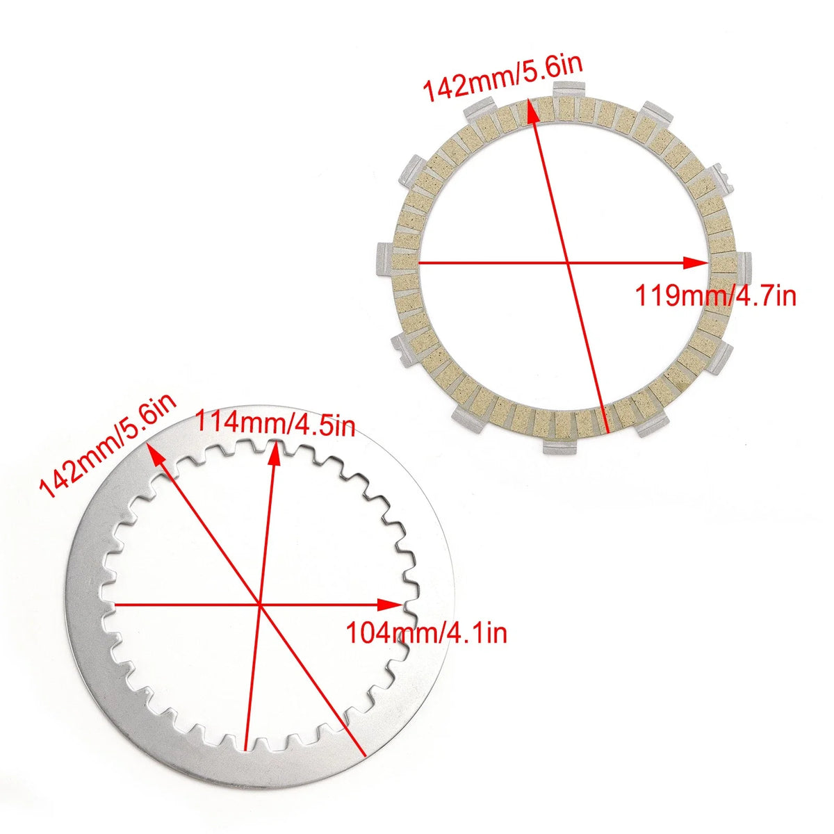 Clutch Friction Plates & Gasket Kit for Yamaha MT-07 XSR700 Tenere 700 (2016–2024)
