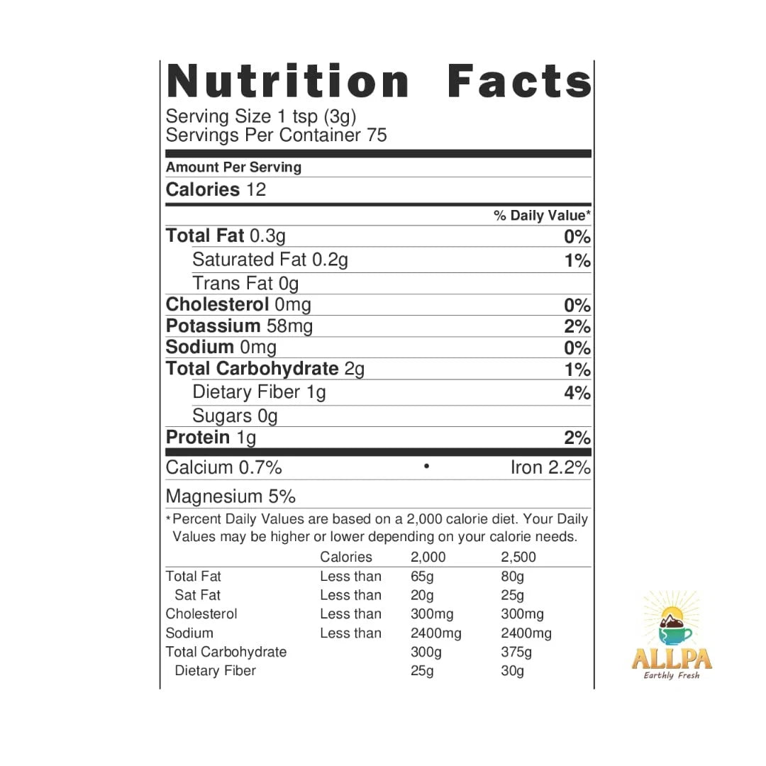 Cacao Powder 8 oz for Allpa (100% Pure Unsweetened)