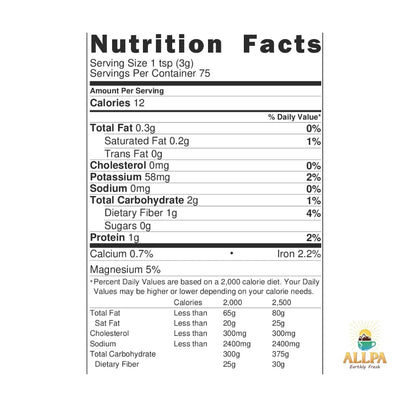 Cacao Powder 8 oz for Allpa (100% Pure Unsweetened)
