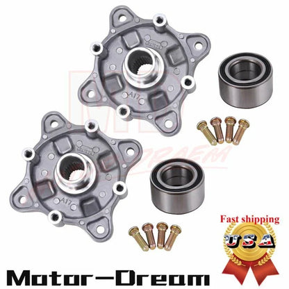 Front & Rear Wheel Hub Kit W/Studs & Bearings for Polaris RZR 800 S EFI (2008–2014)