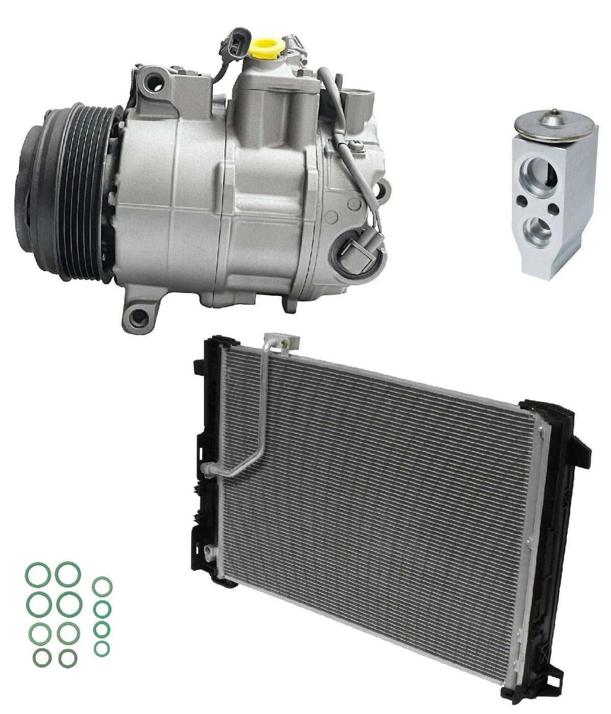 AC Compressor Kit with Condenser for Mercedes CLS400 3.0L (2015–2015)